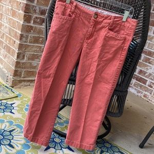 Eddie Bauer Blakely fit Capri pant. Size 4. Terracotta color.